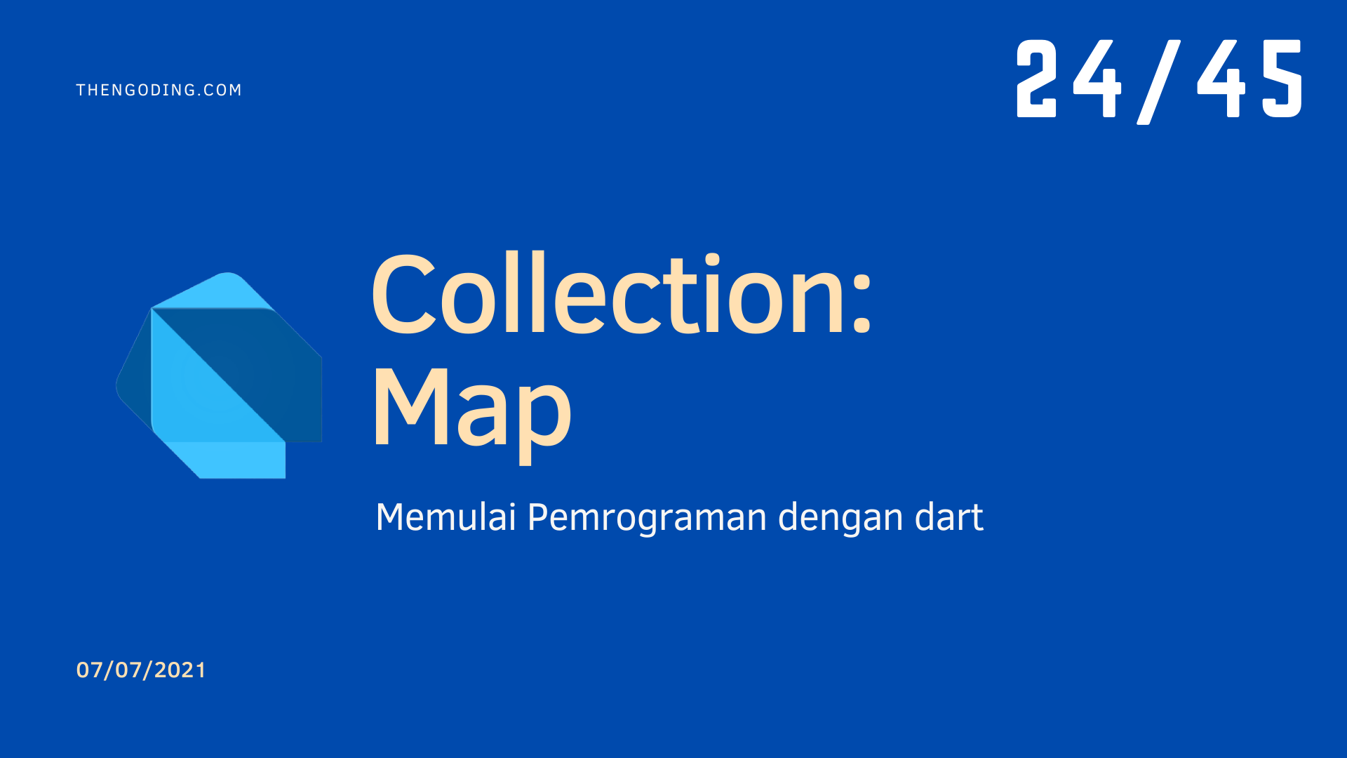 Collection pada dart - MAP