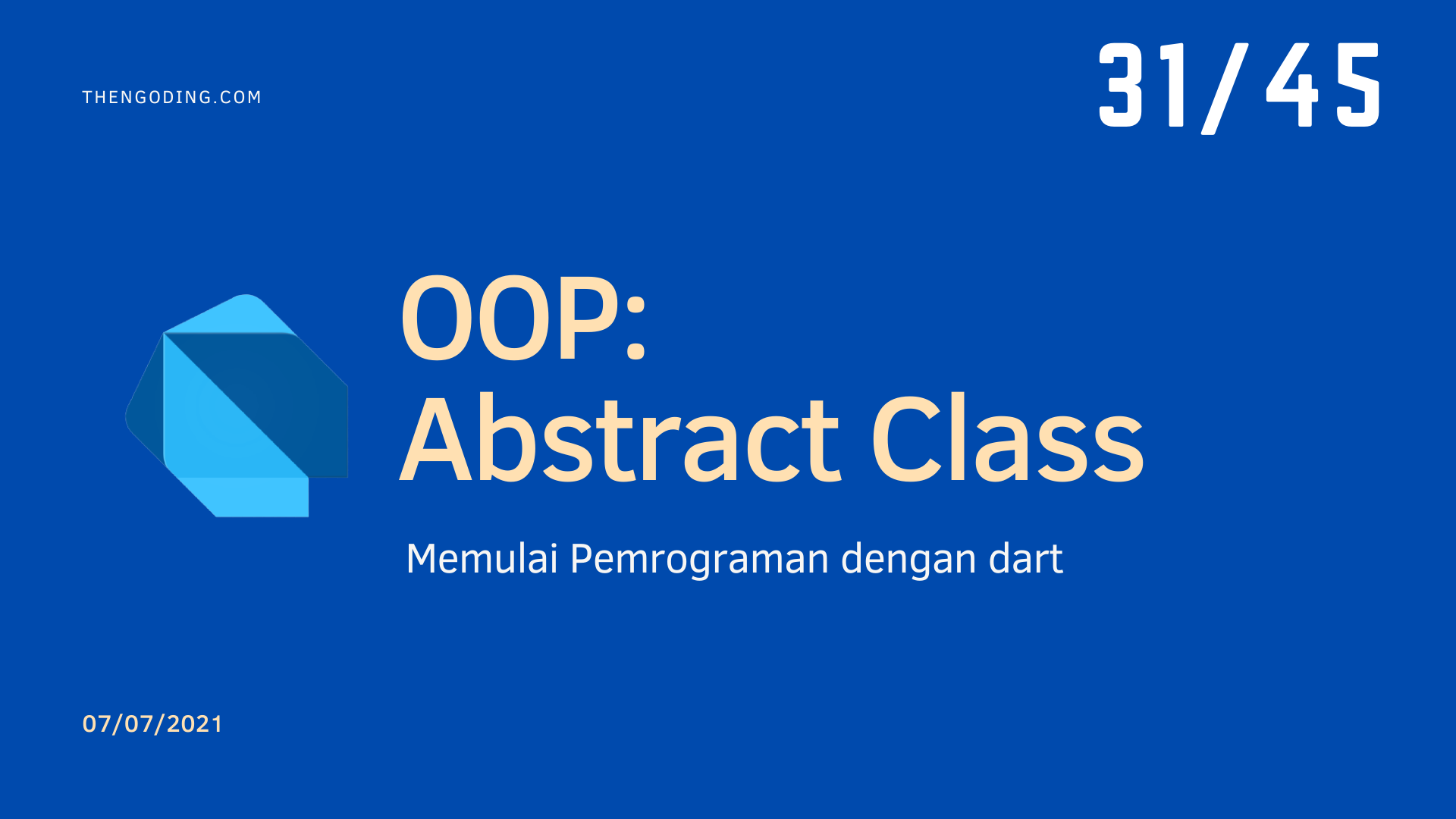 OOP Pada dart - Abstract Class