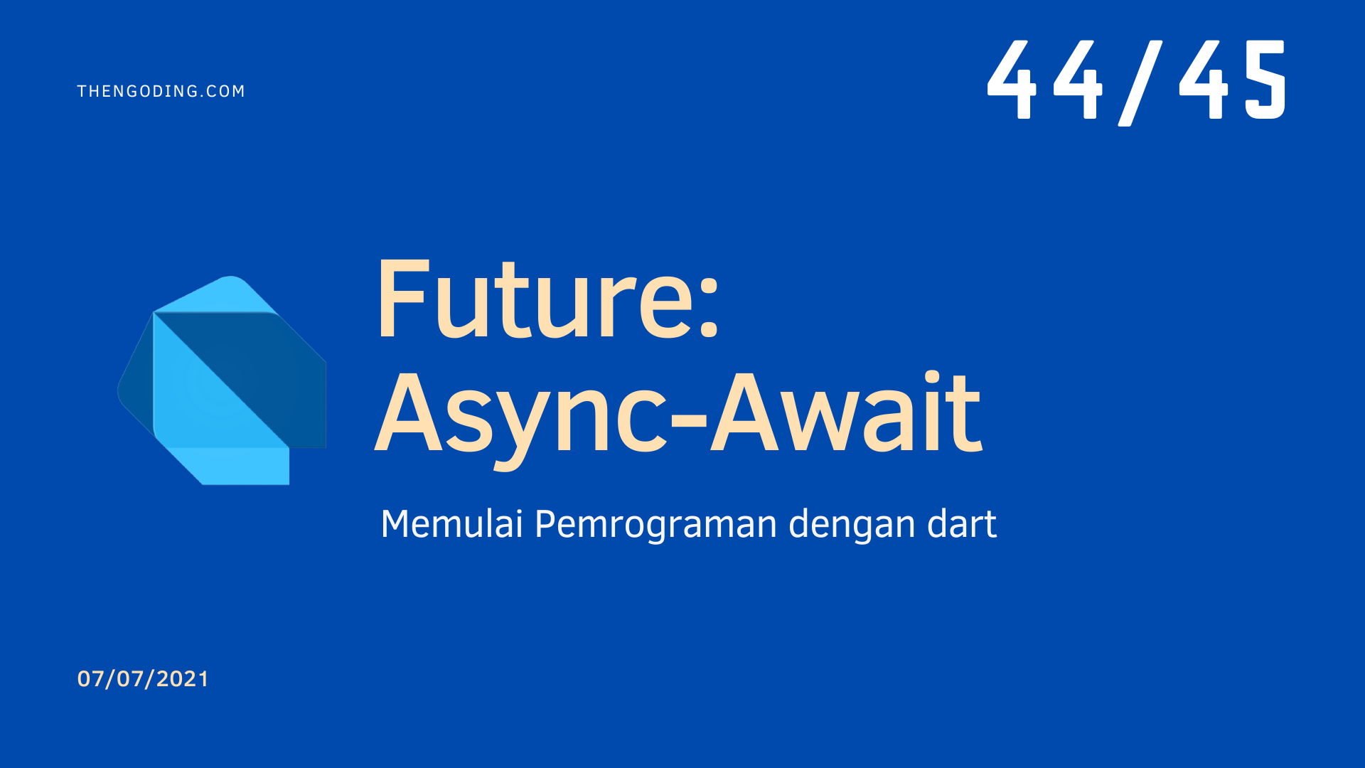 Dart Futures - Async Await